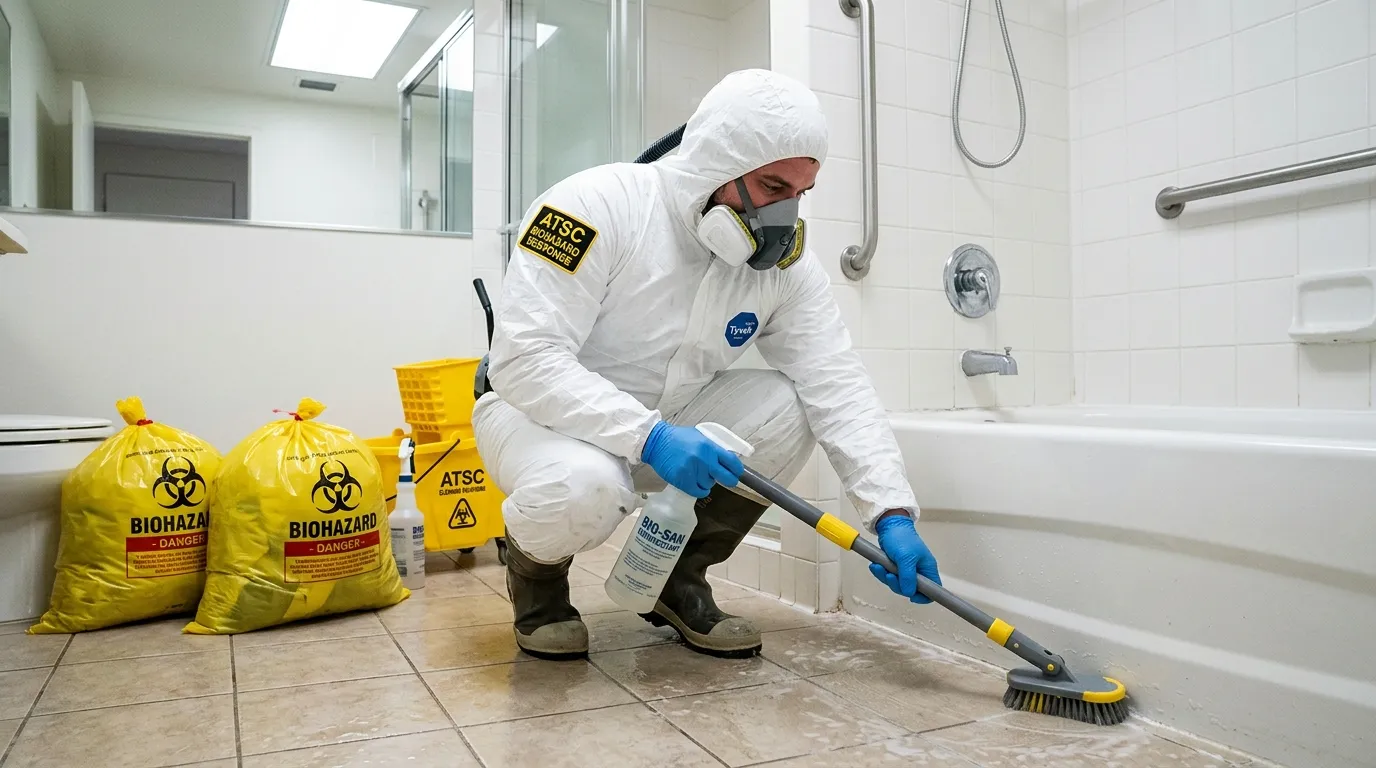 Decontamination equipment deployed for Blood Cleanup in Van Nest